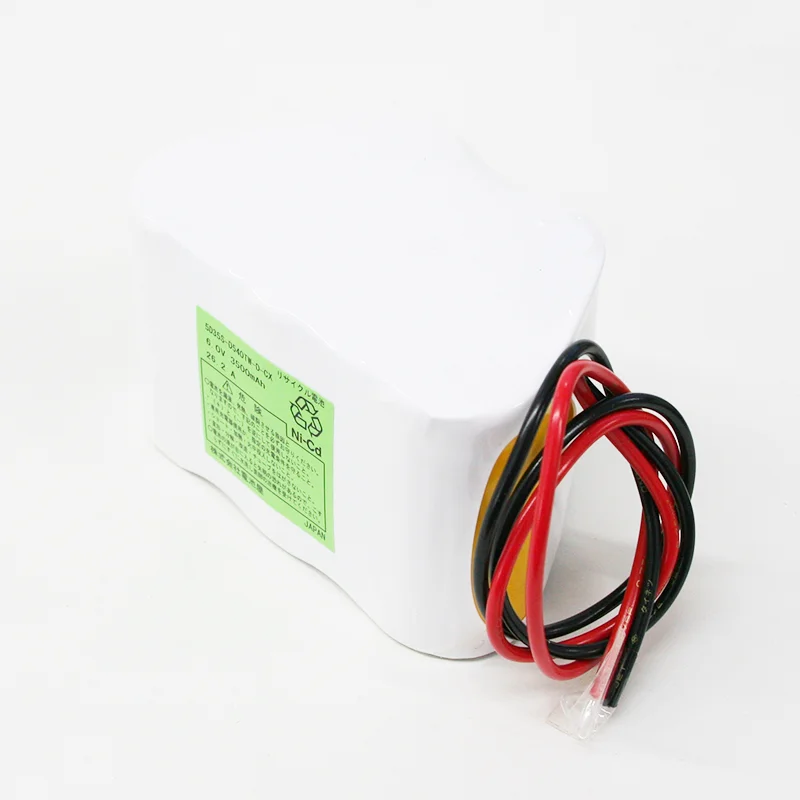 5-D3.5相当品 電池屋製新品 組電池 6V3500mAh 古河電池相当品 俵型 コネクターなしリード線のみ 受注生産品