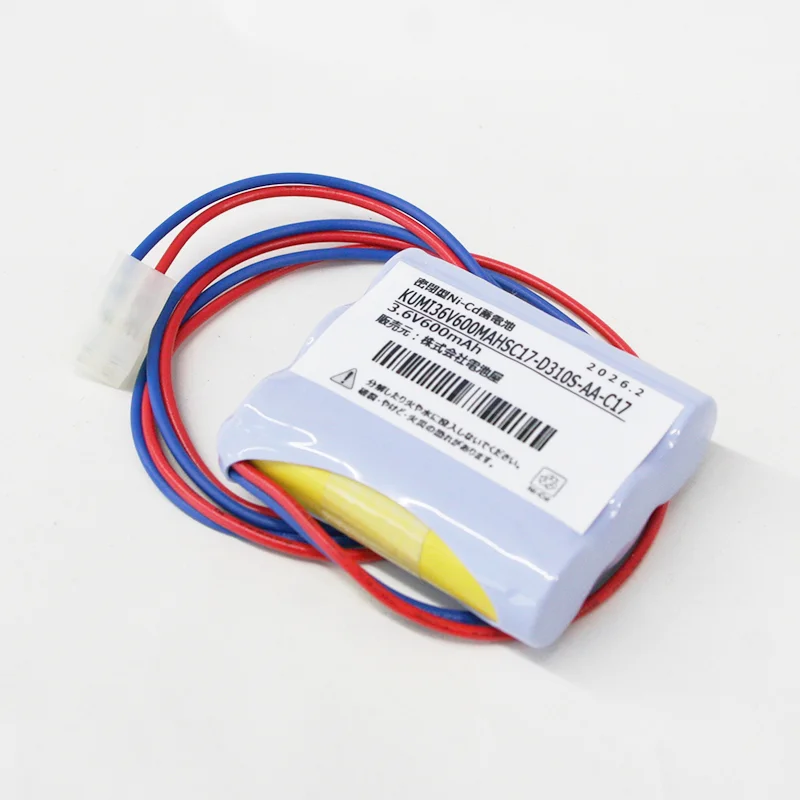 3.6V600mAh 組電池 S型 モレックス 5195-02 コネクター付き 【全国一律送料450円】