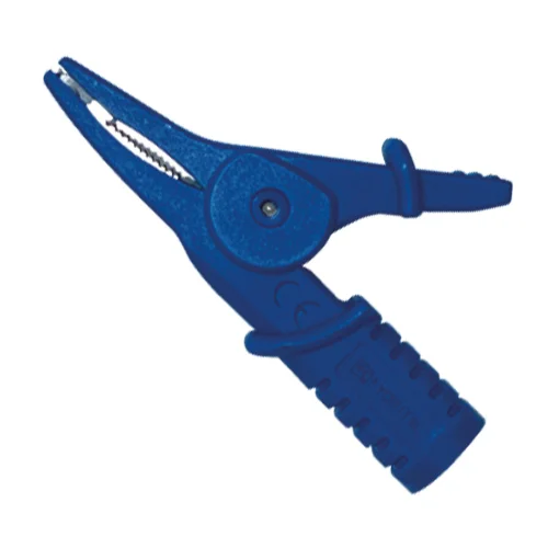 MODEL 7314-BLU 共立電気計器 安全ワニグチクリップ（青）