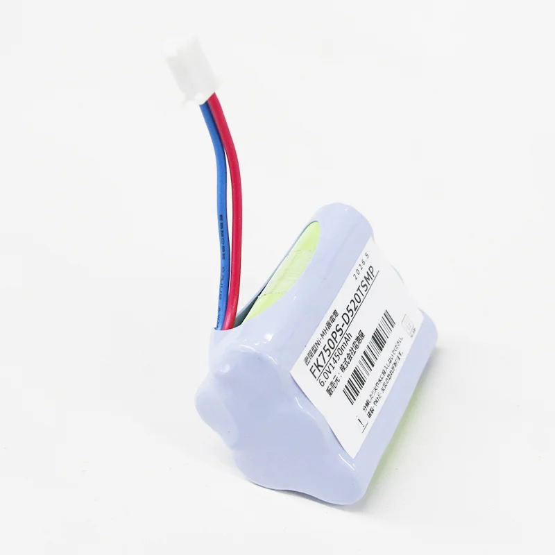 FK750P相当品 電池屋製 新品 パナソニック誘導灯用交換電池 6.0V1450mAh ＜年度シール付き＞ コネクター付きそのまま取付できます。