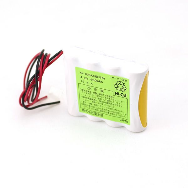 4.8V600mAh 組電池 S型 コネクターSMP-02V-NC付