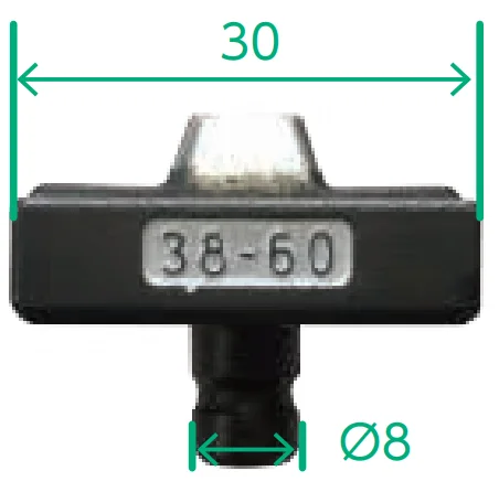 EV60DL-D14 カクタス 純正品 圧着ダイス 押ダイス 14-22 EV-60DL他用 CACTUS