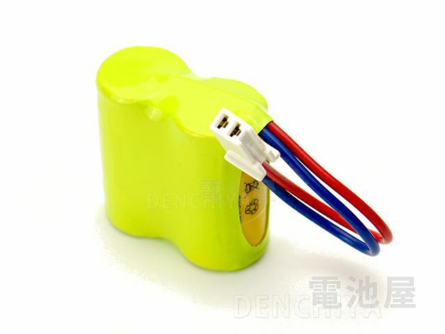 FK671相当品(同等品) ※電池屋製 新品 パナソニック製誘導灯器具・非常灯器具用交換電池 <FK381/FK820相当品(同等品)> 2.4V2500mAh<年度シール付き> コネクター付きそのまま取付できます。