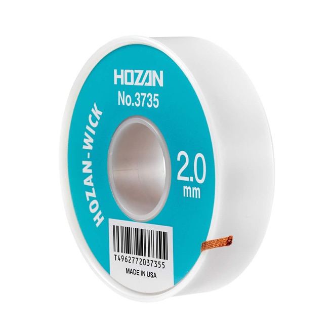 No3735 ホーザン 新品 ハンダ吸取線（2.0mm×15m） HOZAN